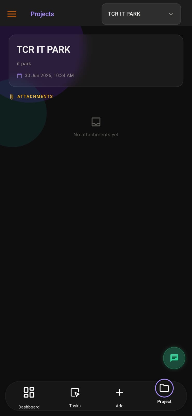 APPEO NEXUS project and ticket management screen